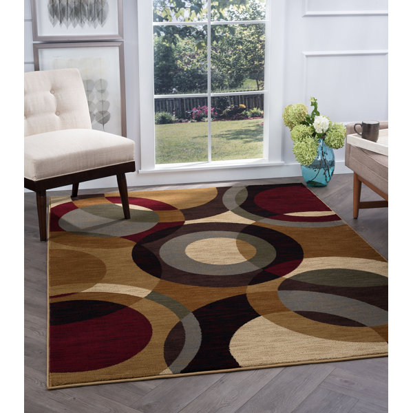 Ebern Designs Hartle Brown Area Rug & Reviews Wayfair